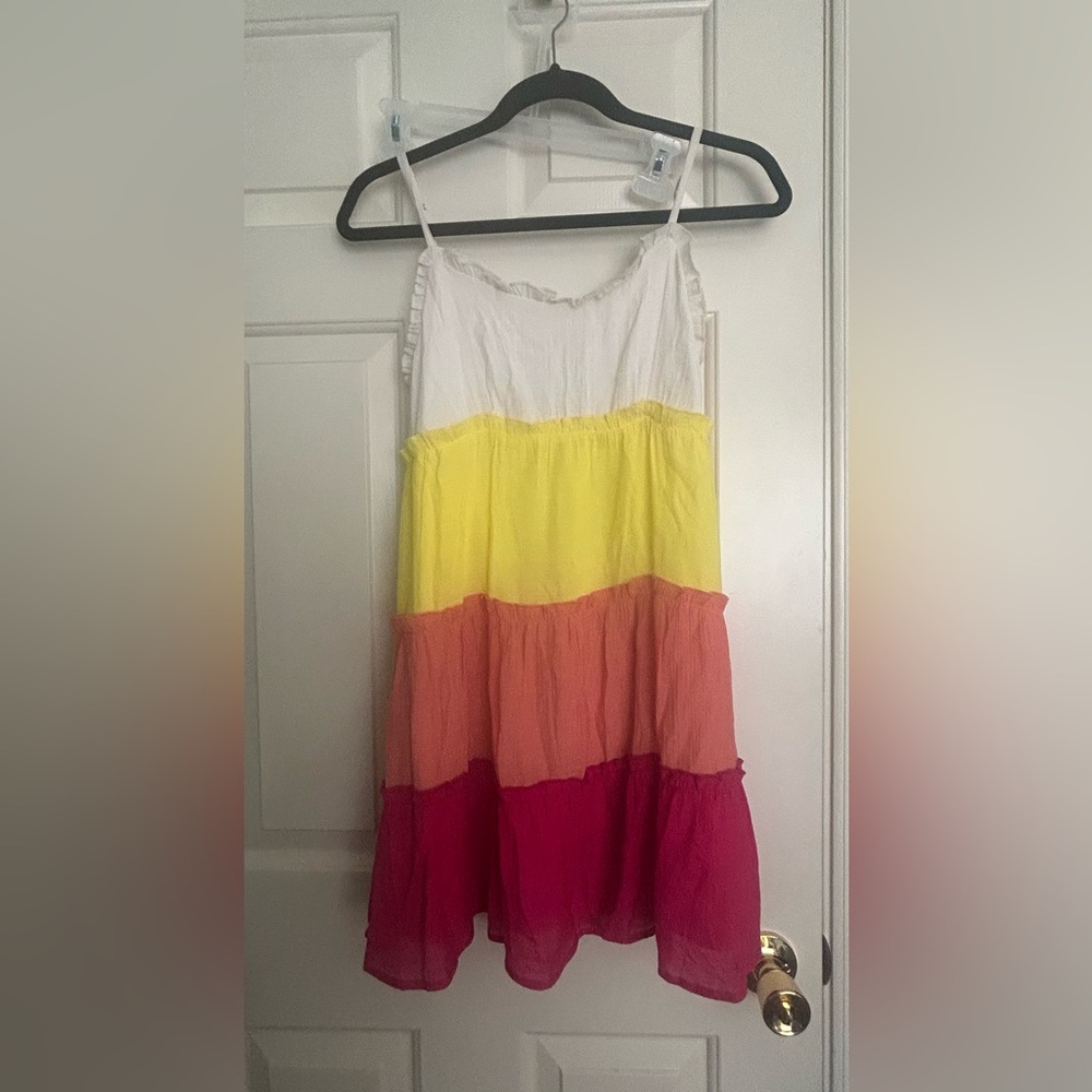 Honey & Sparkle tiered mini dress size S (10/12 years old)